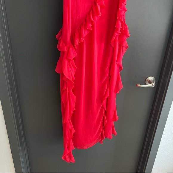 House of CB Red Ruffle Maxi Dress - Picture 10 of 16